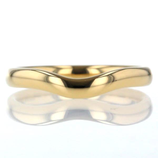 値下げ TIFFANY&Co. ティファニー K18YG イエローゴールド カーブド