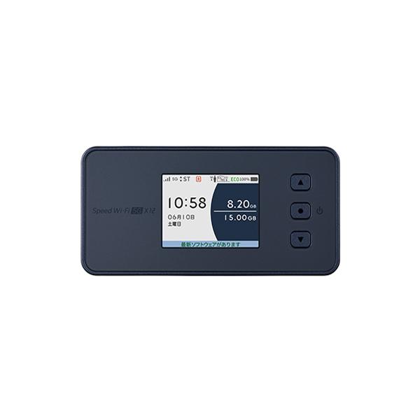 NEC Speed Wi-Fi 5G X12 [シャドーブラック] UQ WiMAX NAR03SKU