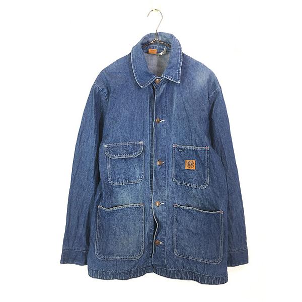 古着 70s USA製 BIG BEN 濃紺 デニム ワーク カバーオール ジャケット