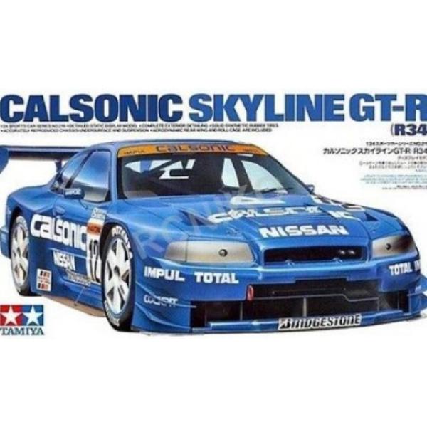 タミヤ 1/24 スポーツカーシリーズ No.219 カルソニック GT-R (R34
