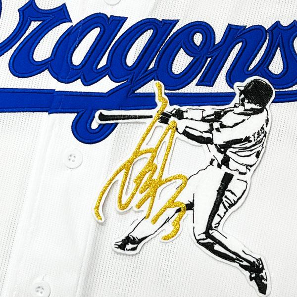 ☆送料無料☆中日 ドラゴンズ 立浪和義 シルエット2＆サイン 応援 刺繍