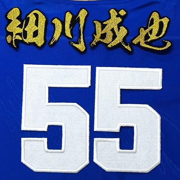 ☆送料無料☆中日 ドラゴンズ 細川成也 背番号 & 毛筆 ビジター 応援