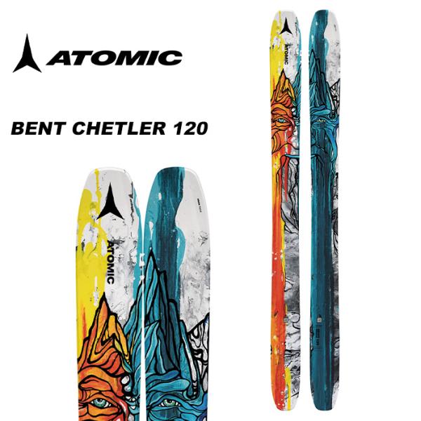 ATOMIC アトミック スキー板 BENT CHETLER 120 板単品 23-24 モデル