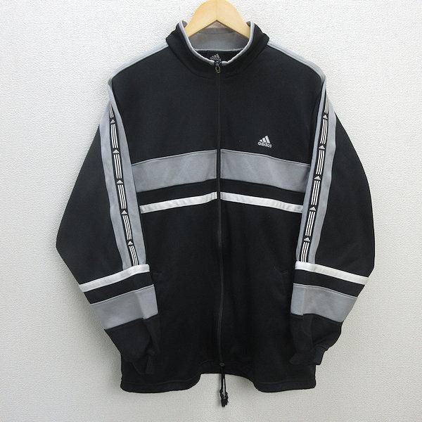 G□アディダス/adidas トラックジャケット/ジャージ JD2002【XO】黒
