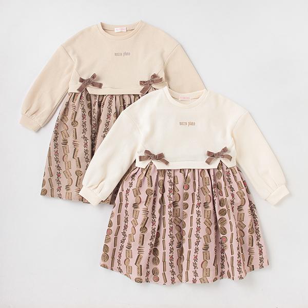 mezzo piano （再入荷）mezzo メゾピアノ クッキー柄ドッキング