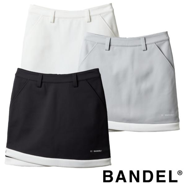BANDEL（バンデル） ゴルフ スカート 秋 冬 美シルエット 軽量 PIPING