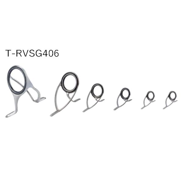 Fuji T-RVSG406 オフショアキャスティングセット ガイドセット トップ