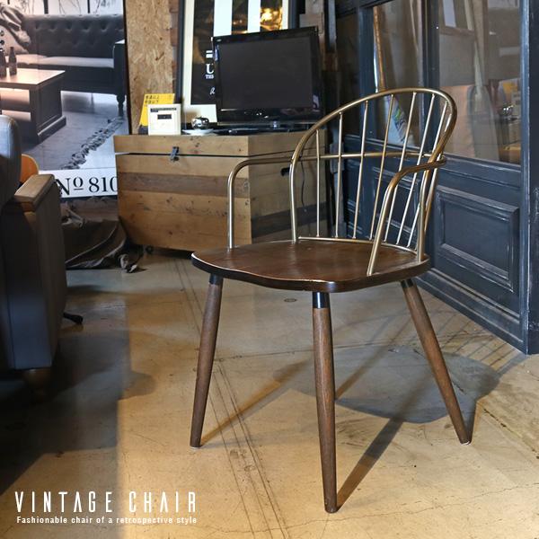 ダイニングチェアー アンティーク風 アイアン おしゃれ ヴィンテージ風