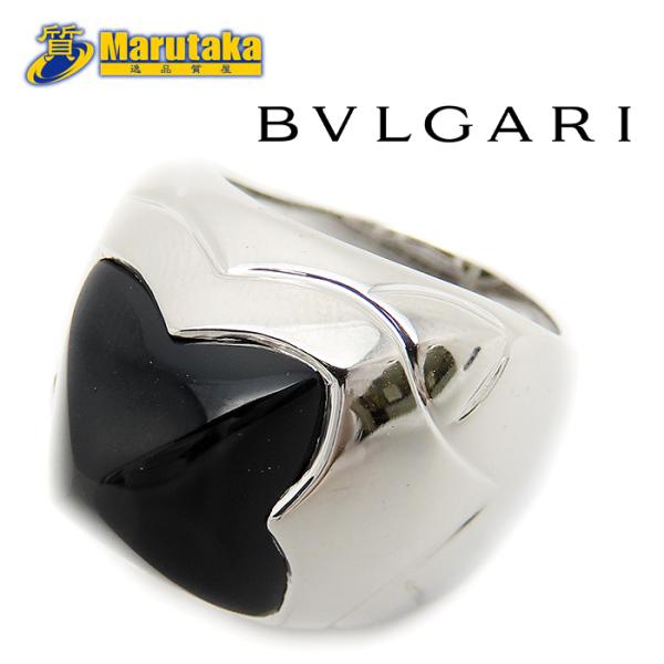 BVLGARI（ブルガリ） 送料無料 ピラミデ リング 11号 オニキス