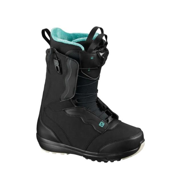SALOMON 女性用スノーボードブーツ ブラック SALOMON 女性用