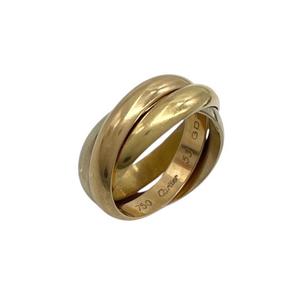 Cartier（カルティエ） トリニティリング #53(12号) K18YG×K18WG×K18PG