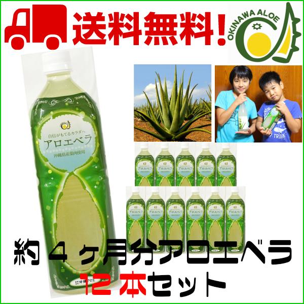 沖縄アロエ アロエベラジュース 1L 12本 送料無料 沖縄 アロエベラ