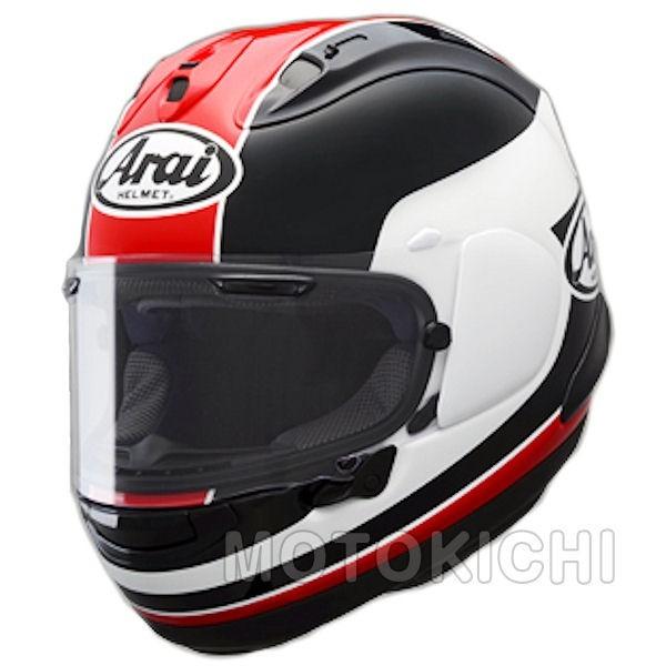 お*お様 38年前Arai フルフェイスヘルメット 赤黒白ストライプ 平忠彦