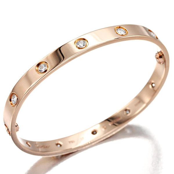 LOVE（Cartier） カルティエ Cartier ラブブレス K18PG フルダイヤ #17