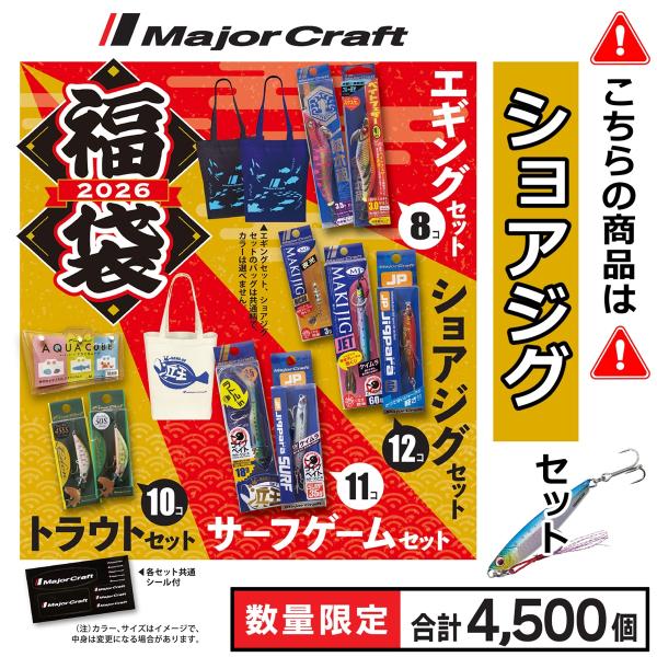 Major Craft（メジャークラフト） 2026年福袋 ショアジグセット ルアー