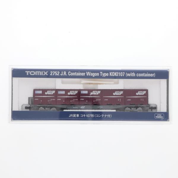 40 TOMIX 2752 JR貸物 コキ107形(コンテナ付き) 3個セット 公式]鉄道