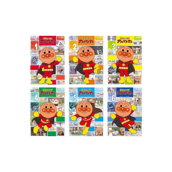 それいけ!アンパンマン'22 全6枚 レンタル落ち 全巻セット 中古 DVD