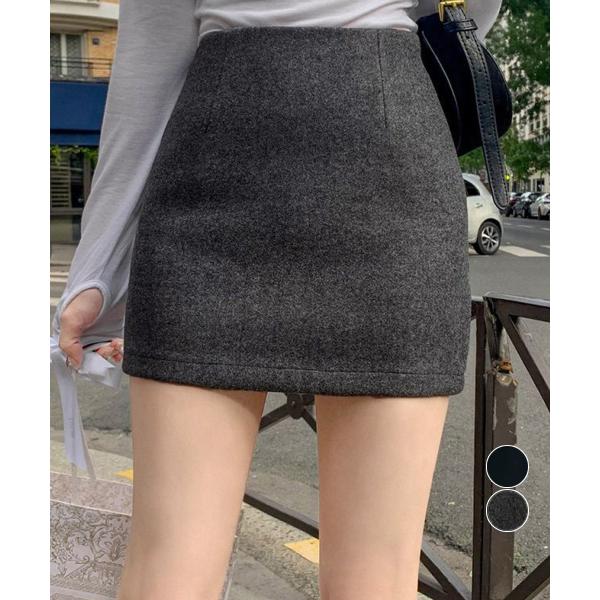 miniministore（ミニミニストア） ウールライクミニタイトスカート