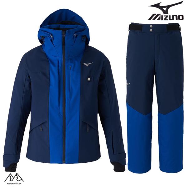 MIZUNO（ミズノ） スキーウエア ネイビーブルー MIZUNO DEMO SOLID SKI