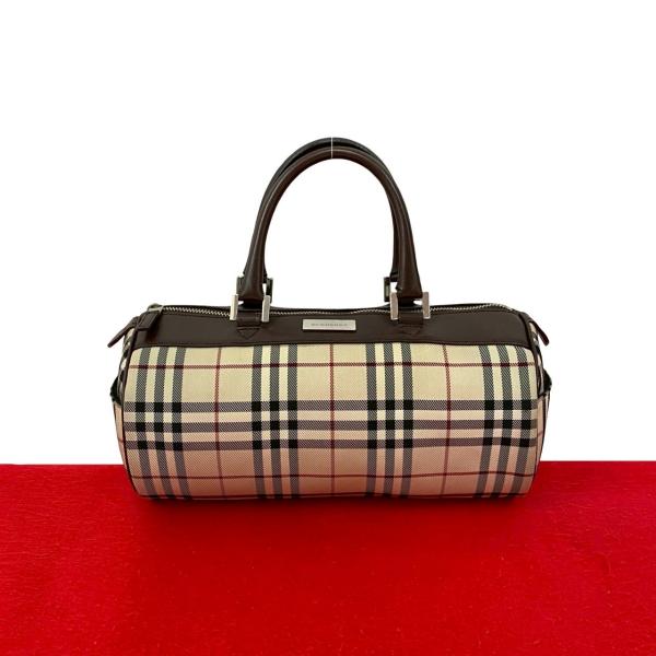 BURBERRY（バーバリー） 極 美品 ノバチェック 柄 ロゴ 金具