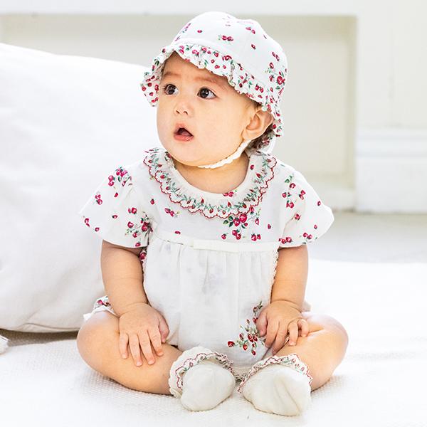 センスオブワンダー(sense of wonder)野イチゴベビースーツ【日本製