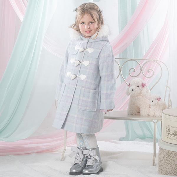 mezzo piano メゾピアノ(mezzo piano)フェイクファーつき ダッフル