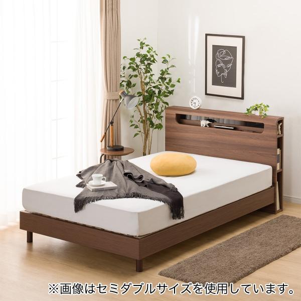 ニトリ（NITORI） ベッド シングルベッドフレーム(EB-003 MBR LEG/LOW