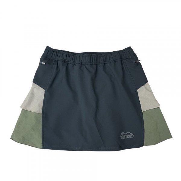 ranor ラナー CRAZY FRILLS SKIRT (WITH INNER) ブラック 817-2-210