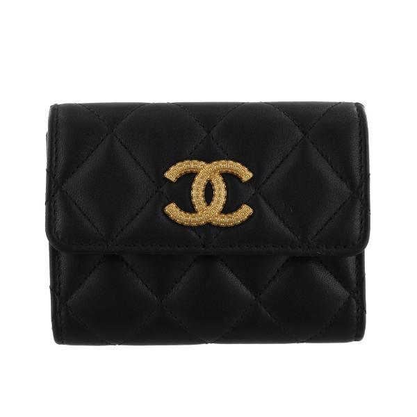 CHANEL（シャネル） カードケース レディース ブラック AP3410 B12929