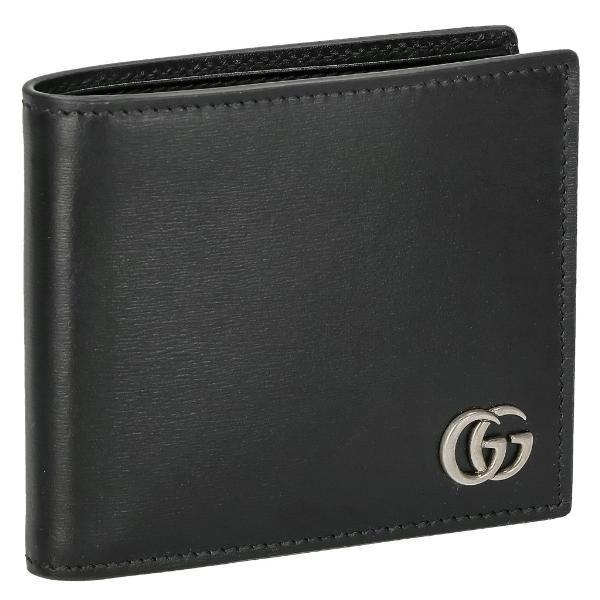 GUCCI（グッチ） 二つ折り財布 メンズ ブラック 428725 0YK0N 1000