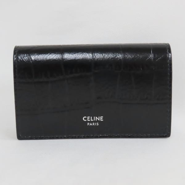 CELINE（セリーヌ） Ts762392 キーケース クロコダイル型押しカーフ