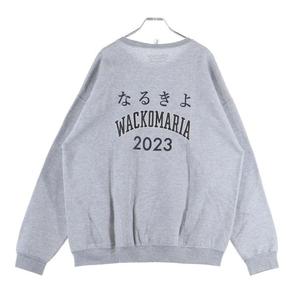 WACKO MARIA スカルプリント スウェット グレー 56 TATTOO STUDIO