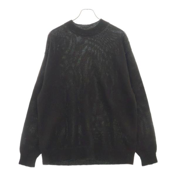 COMOLI（コモリ） 21AW ブラックアルパカ クルーネックニットセーター