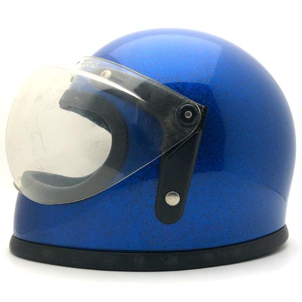 送料無料 可変式純正シールド付 GRANT BLUE METALFLAKE 59cm/フル