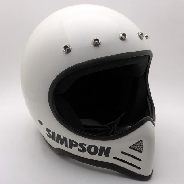 SIMPSON（シンプソン） 送料無料 SIMPSON M52 WHITE 59cm/白シンプソン