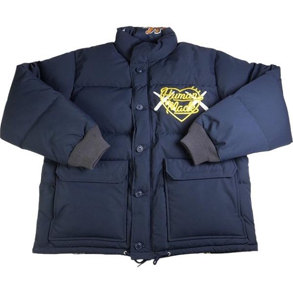 HUMAN MADE ヒューマンメイド ×KAWS 23AW KAWS DOWN JACKET Navy