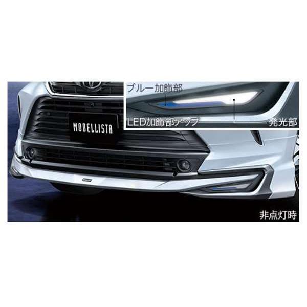 ハリアー MODELLISTA AVANT EMOTIONAL STYLE フロントスポイラーLED付