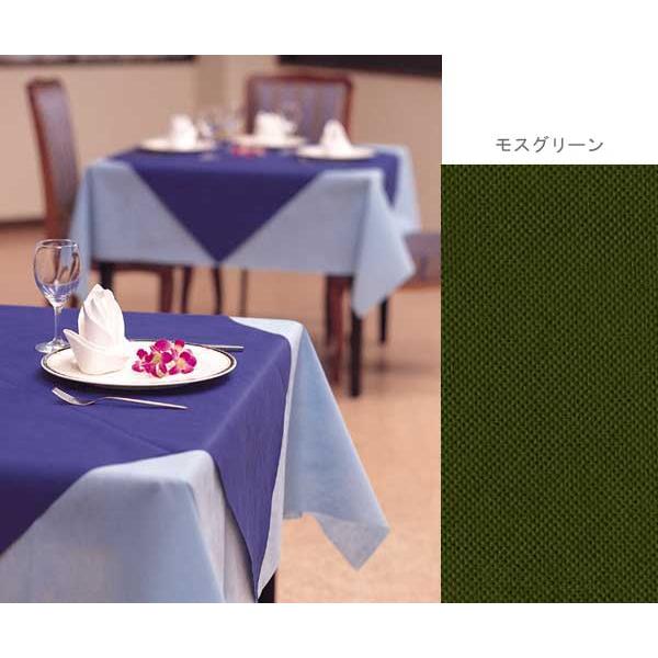 テーブルクロス オリビア モスグリーン（100×100） 不織布 5枚