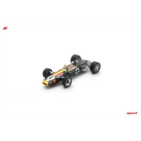 スパーク 1/43 ロータス 49 No.4 1968 F1 南アフリカGP ウィナー J