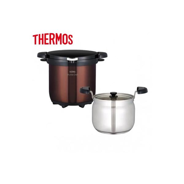 サーモス 真空保温調理器 シャトルシェフ 4.5L KBG-4500 CBW [クリア