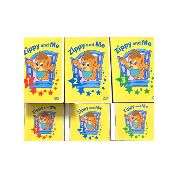 Zippy and Me DVD CDセット 3枚 + ガイドブック Zippy and Me DVD CD