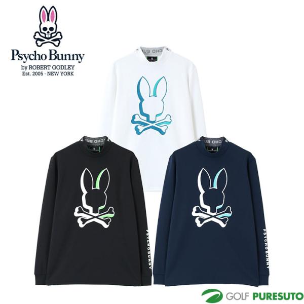 Psycho Bunny（サイコバニー） ゴルフ NEON BUNNY モックネック ロング