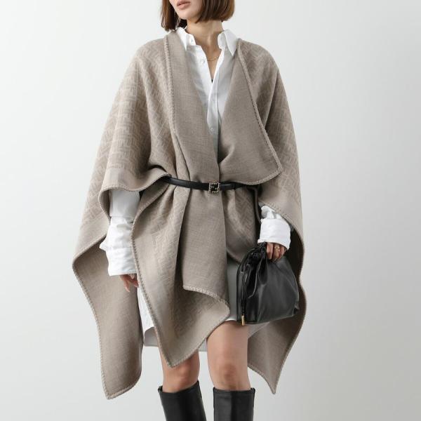 FENDI（フェンディ） ポンチョ FXX776 ASFX レディース ケープ ウール