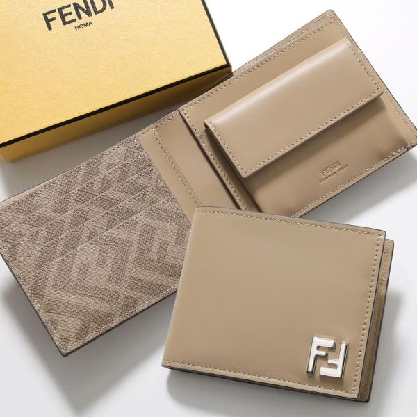 FENDI（フェンディ） 二つ折り財布 Bi-Fold Coin Wallet 7M0373 AV86