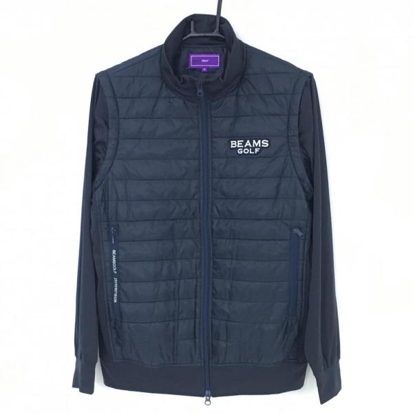 BEAMS GOLF ネイビー キルティングジャケット袖脱着可