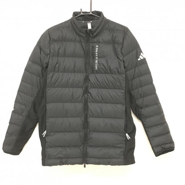 adidas（アディダス） 【美品】アディダス 切替ダウンジャケット 黒