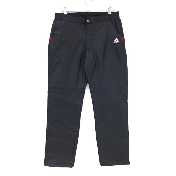 88新品27500円アディダスゴルフ/メンズ/秋冬/中綿ストレッチパンツ/黒