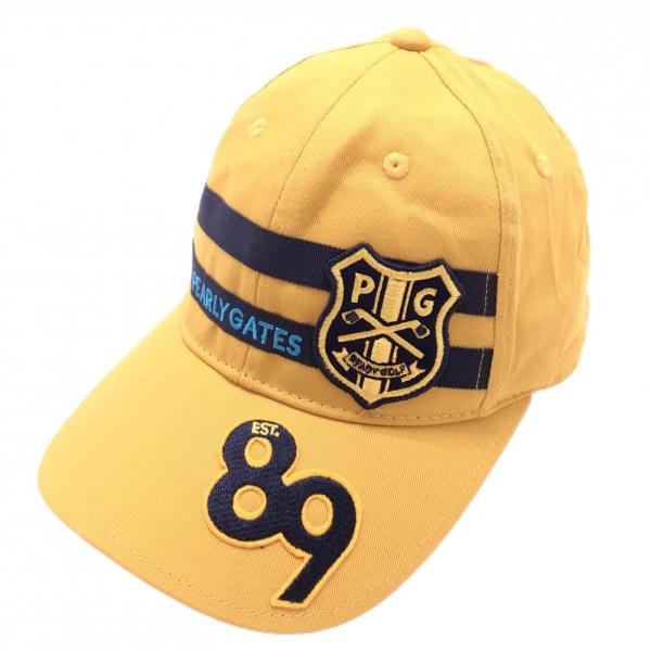 希少】PEARLY GATES キャディバッグ イエロー・ネイビー ゴルフ PEARLY