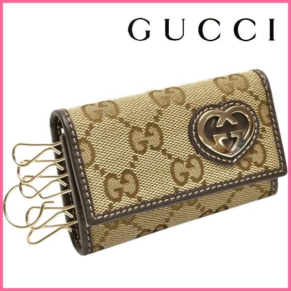 GGキャンバス グッチGUCCI キーケース 6連キーケース GG ハート新作