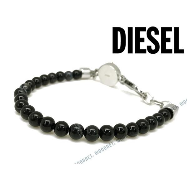 DIESEL（ディーゼル） 【在庫処分特価】DIESEL ブラック ブレスレット